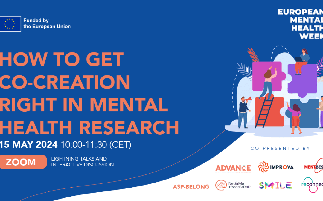 Webinaire : Comment réussir la co-création dans la recherche en santé mentale ?